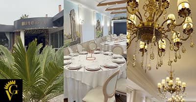 Spazio esterno del ristorante Villa Girasole