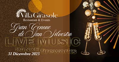 Il menù di Capodanno del 31 dicembre del ristorante Villa Girasole